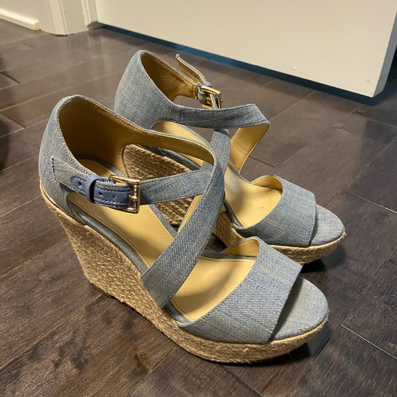 Michael Kors High Heels Blue Sandals - Picture 4 of 4